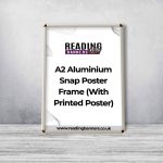 A2 Aluminium Snap Poster Frame (With Printed Poster)