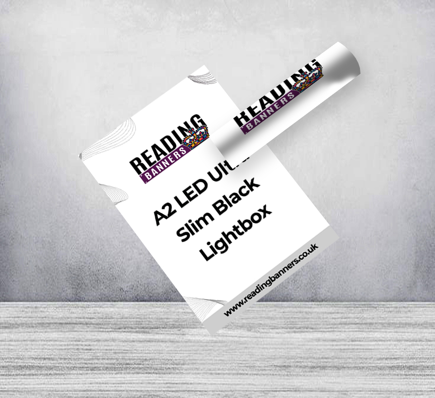 A2 LED Ultra Slim Black Lightbox Replacement Graphics
