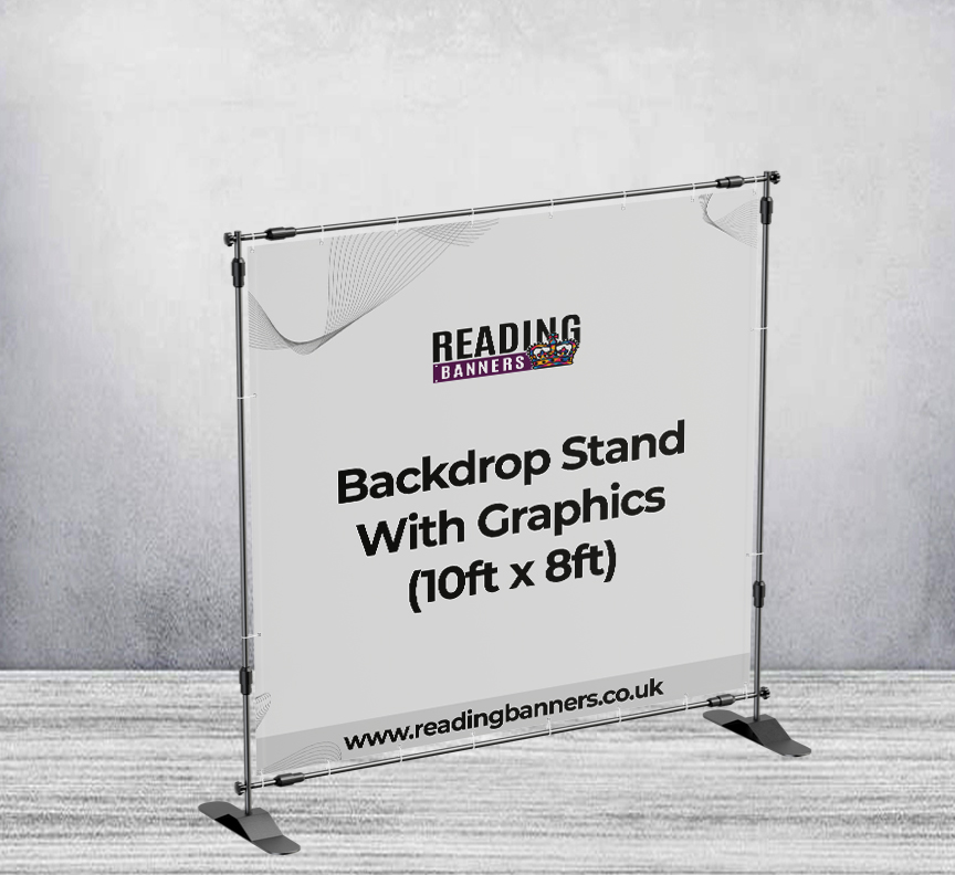 Backdrop Stand With Graphics (10ft x 8ft)