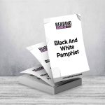 Black And White Pamphlet Printing