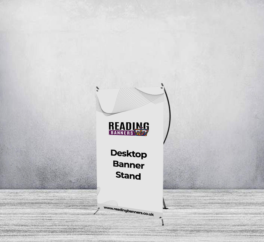Desktop Banner Stand