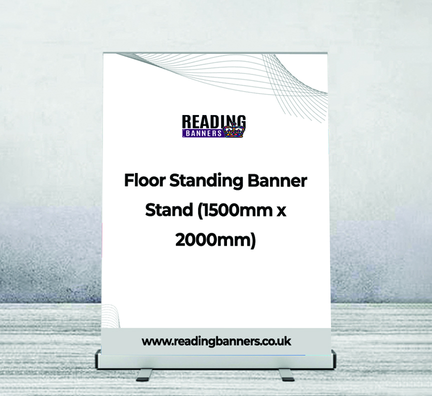 Floor Standing Banner Stand (1500mm x 2000mm)