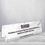 Outdoor A-Frame Banner Stand 2000mm x 1000mm (With Banner)