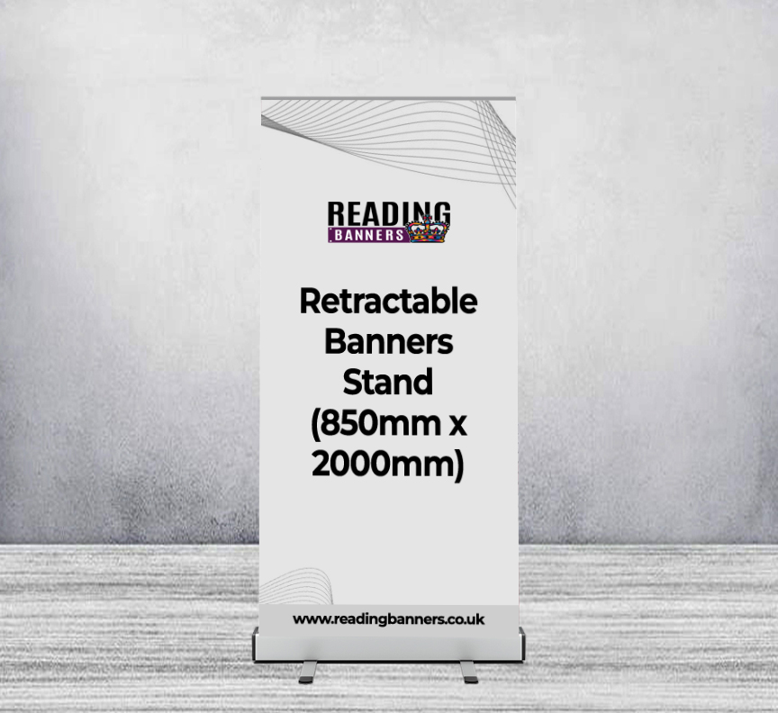 Retractable Banners Stand (850mm x 2000mm)