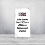 Roller Banner Stand 1200mm x 2000mm Replacement Graphics